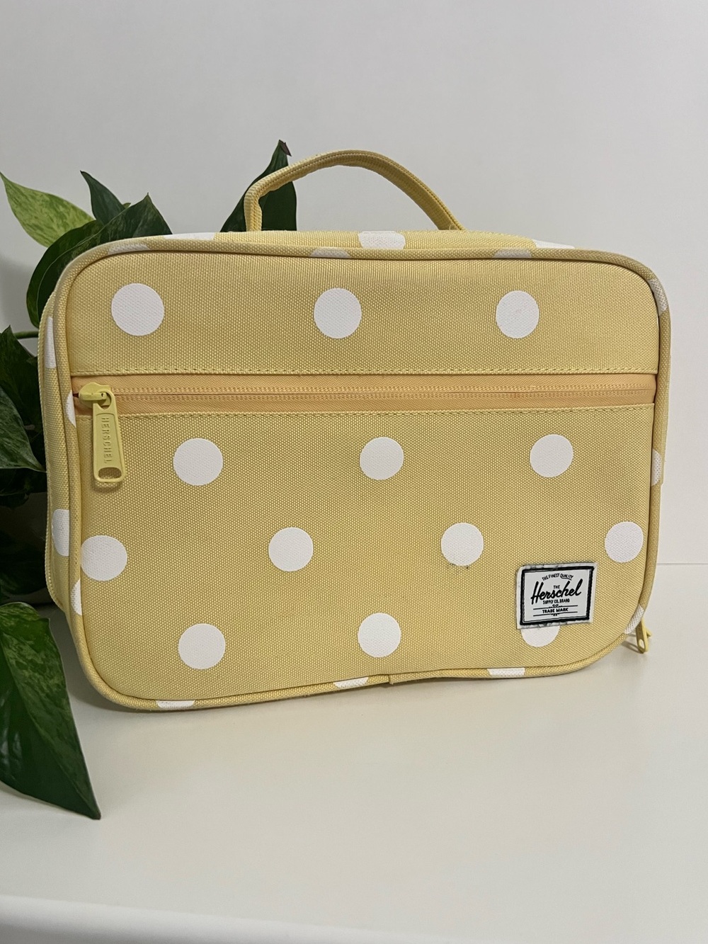 Herschel Polka Dot Lunch Bag, Travel, Kids, Women, Yellow